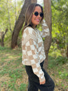 All Checkered Out Sweater in Four Colors