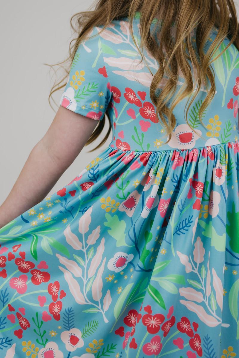 Spring Breeze S/S Pocket Twirl Dress