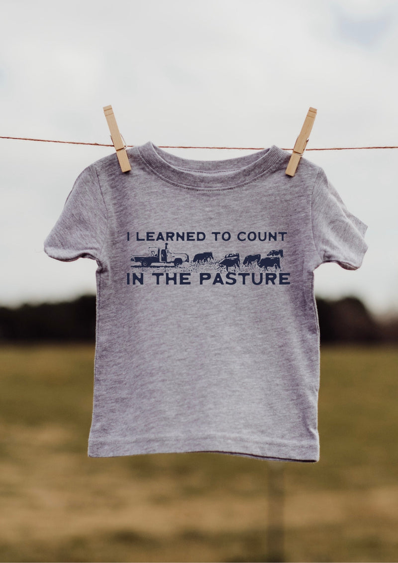 -Kids- Learned to count in the pasture