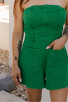 The Millie Denim Romper