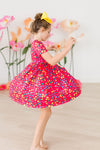 Polka Dot Party S/S Pocket Twirl Dress