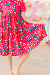 Polka Dot Party S/S Pocket Twirl Dress