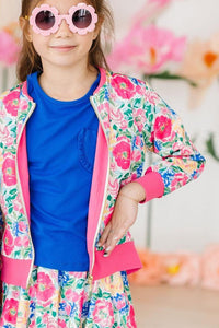 Wildflower Wishes Satin Jacket