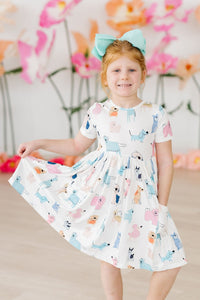 Puppy Pals S/S Pocket Twirl Dress