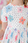 Dots & Daisies S/S Pocket Twirl Dress