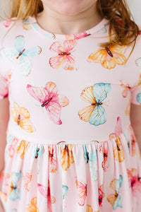 Butterfly Kisses S/S Pocket Twirl Dress