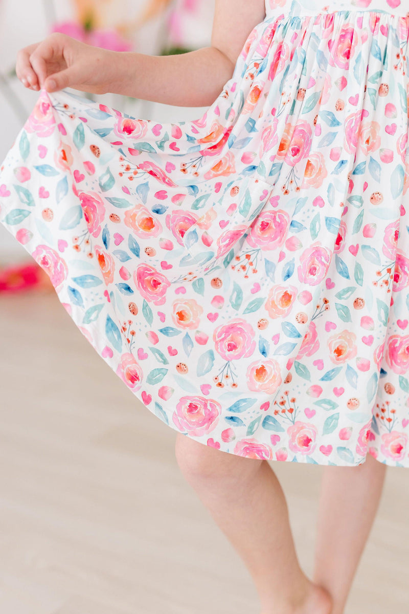 Rosettes S/S Pocket Twirl Dress