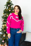 Rhinestone Wrangler Hot Pink Pullover