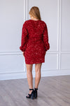 Red Sequin Dress