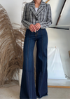 The Loretta Trouser Jean in Dark Wash