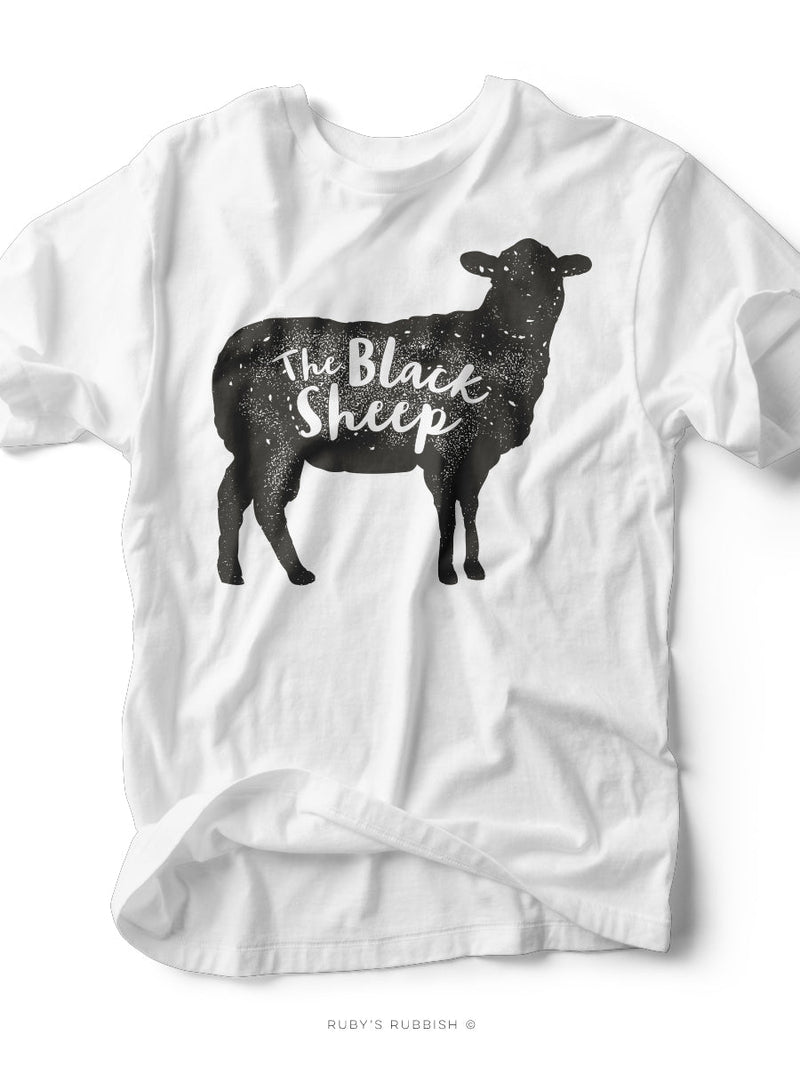 The Black Sheep | Men's Funny T-Shirt | Ruby’s Rubbish®