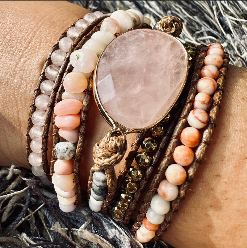 Long Strand Bracelet: Himalayan Salt