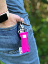 CLASSIC: Fuchsia Pink LippyClip® Lip Balm Holder