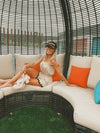 The Haven Romper in Tan