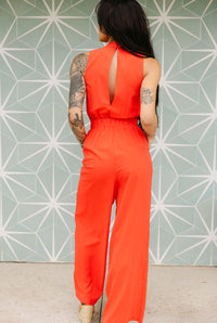 The Jemma Jumpsuit in Red