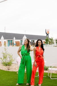 The Jemma Jumpsuit in Red