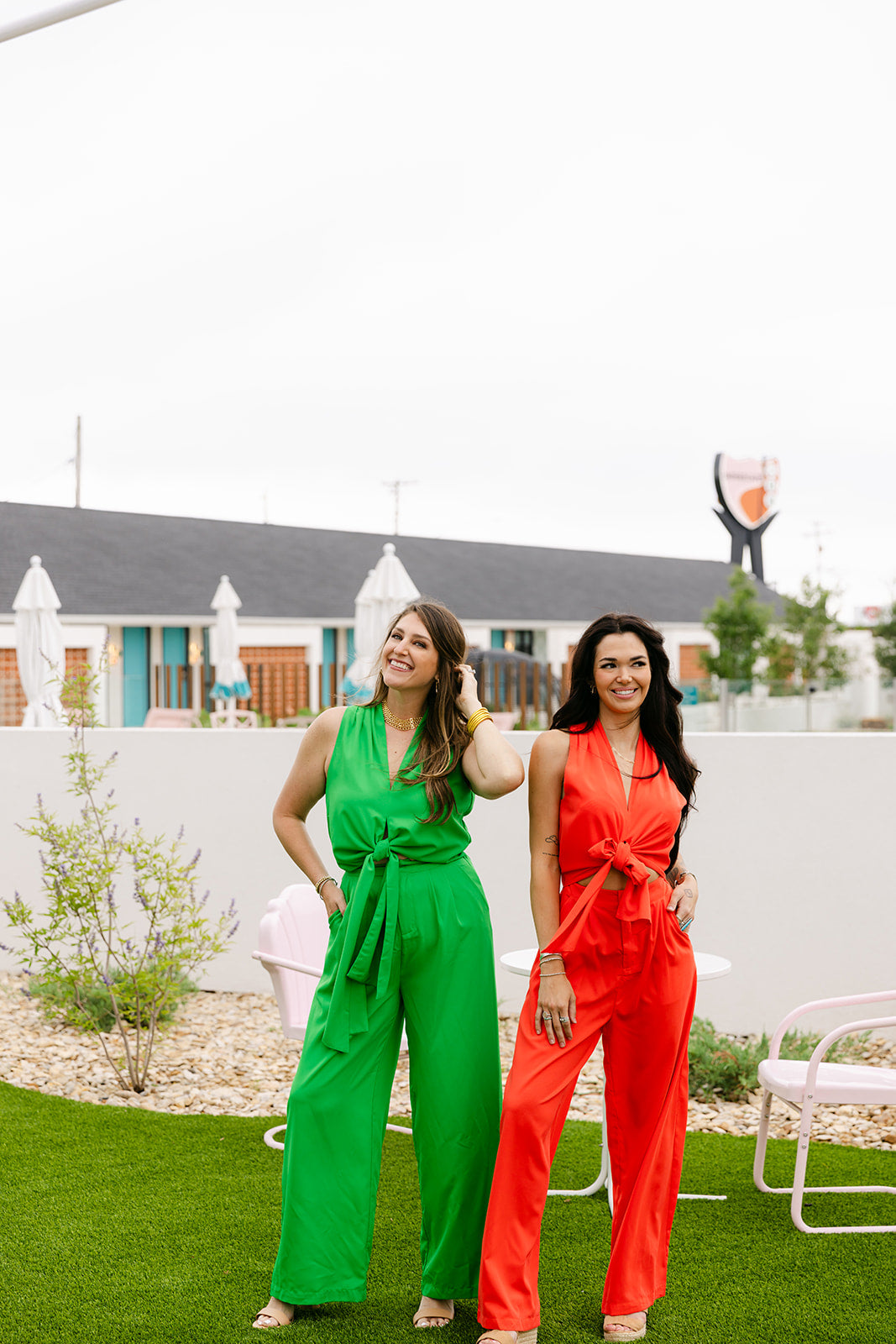 The Jemma Jumpsuit in Red