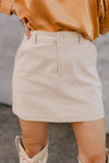 SALE The Lorelei Mini Skirt in Cream