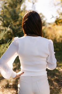 SALE The Nicola Top in White