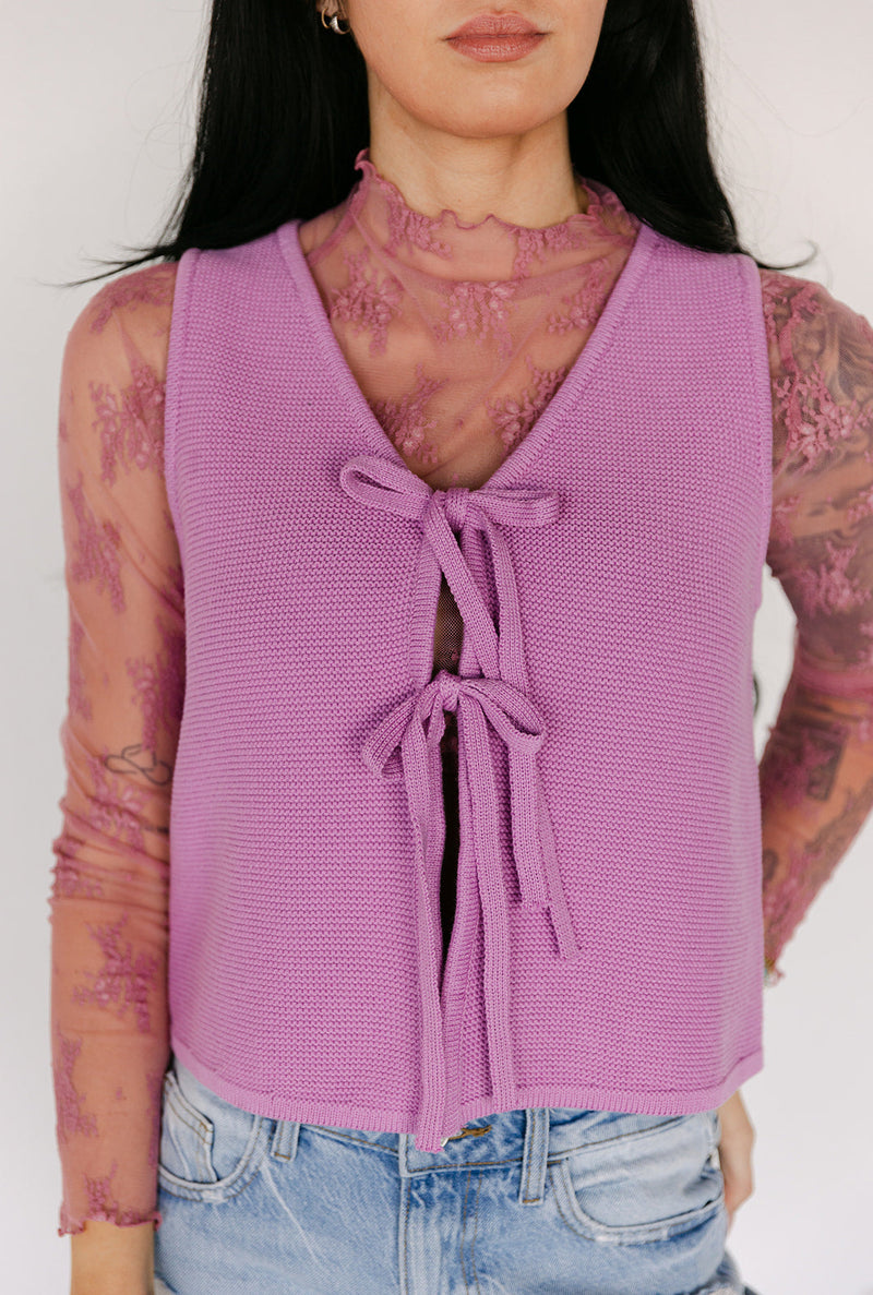 The Raelyn Lace Top in Rose