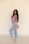 The Raelyn Lace Top in Rose