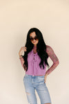 The Raelyn Lace Top in Rose