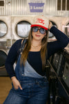The Lacen Top in Navy