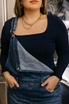 The Lacen Top in Navy
