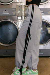 The Maggie Bow Joggers in Grey