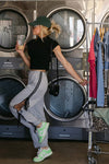 The Maggie Bow Joggers in Grey