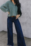 The Loretta Trouser Jean in Dark Wash