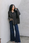The Loretta Trouser Jean in Dark Wash