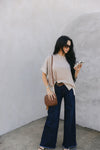 The Loretta Trouser Jean in Dark Wash