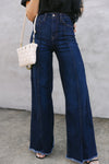 The Loretta Trouser Jean in Dark Wash
