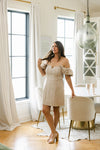 The Daphne Dress in Taupe