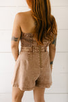 The Millie Romper in Tan