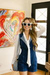 The Giada Denim Romper