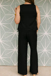 The Rio Linen Set in Black