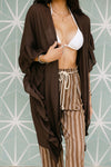 The Marina Duster in Brown