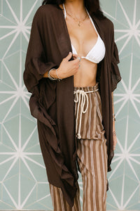 The Marina Duster in Brown
