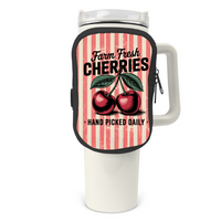 Daily Cherry Pick Zippered Pouch/Bag For 40oz Tumbler