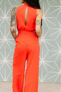 The Jemma Jumpsuit in Red