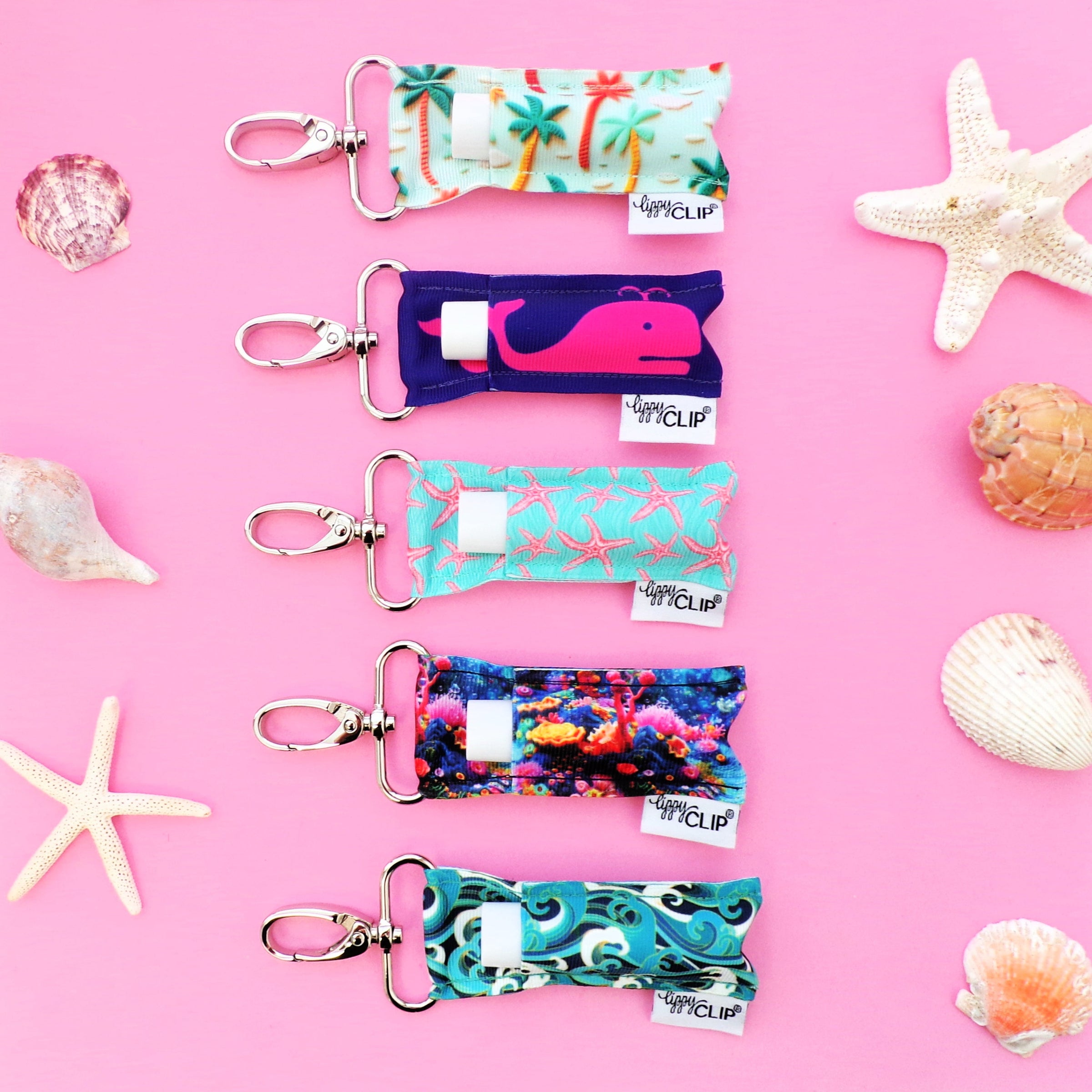 Coral Reef LippyClip® Lip Balm Holder
