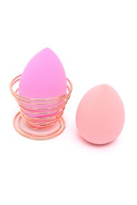 Flawless Finish Makeup Sponge Set in Pink