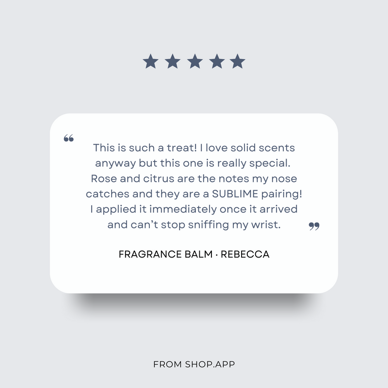 Fragrance Balm