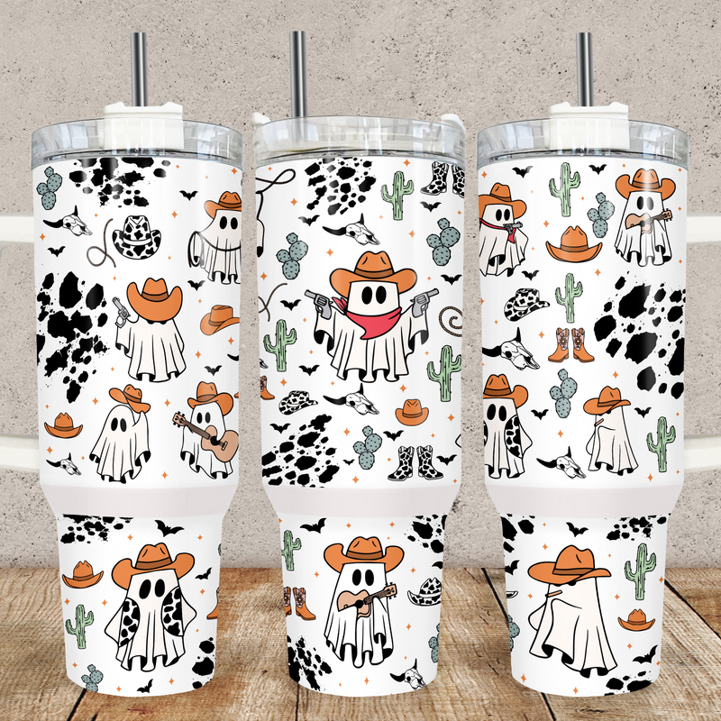 Giddy Up Ghost 40oz Tumbler