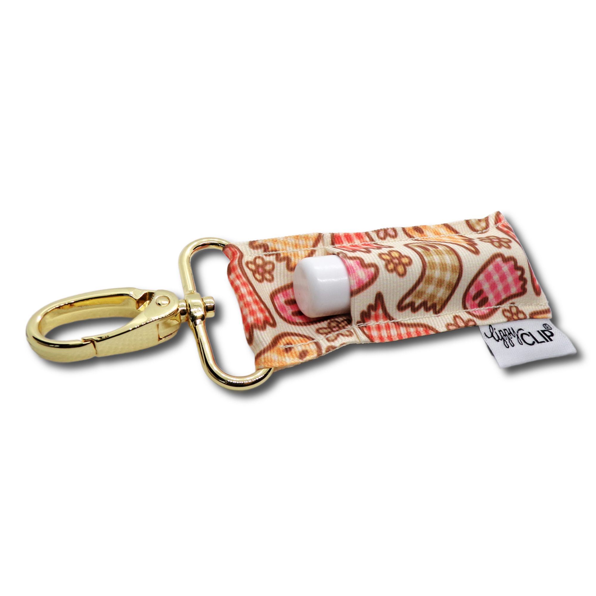 Gingham Ghosts LippyClip® Lip Balm Holder