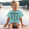 God Says I Am (Fishing) Youth & Toddler Graphic Tee