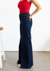 The Loretta Trouser Jean in Dark Wash