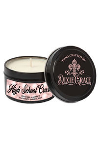 High School Crush - 8 oz Candle Tin - Cotton Wick